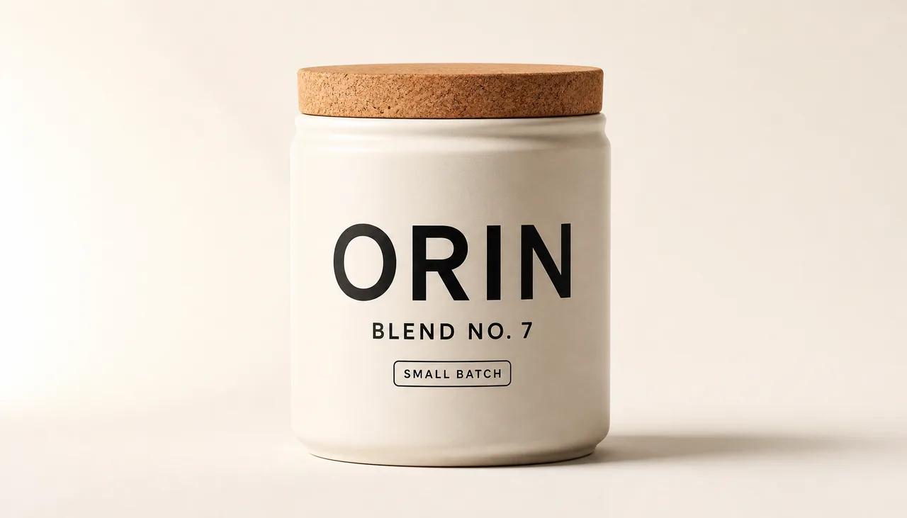ORIN product packaging example generated with GPT Image 2